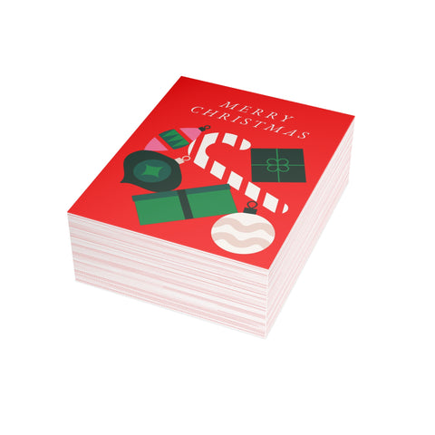 Merry Christmas Greeting Card — Christmas / Holiday Greeting Card - Illustrated, Modern