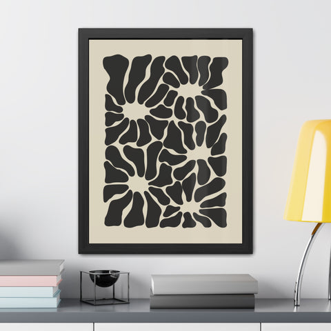 Boho Floral 2 - Abstract Wall Art Framed Posters - Modern Home Decor