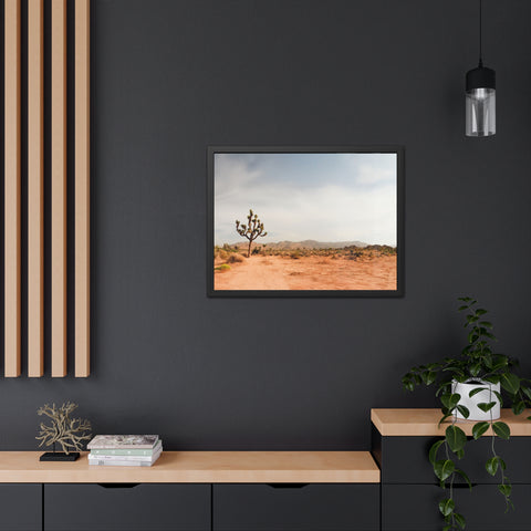 Coachella Valley - Desert Landscape Framed Poster - Serene Wall Art for Home & Office