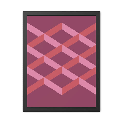 Geometric Framed Poster - Modern Wall Art for Contemporary Decor