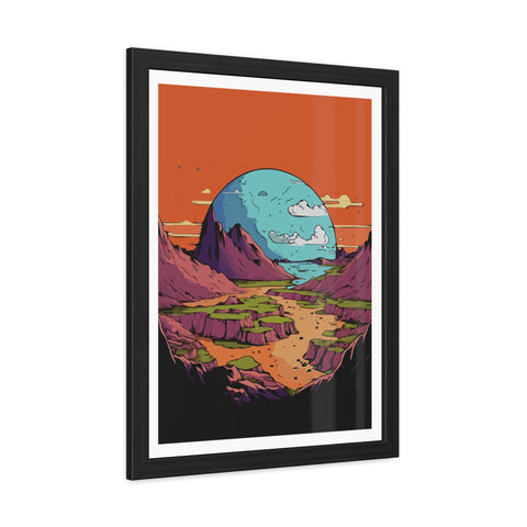 Astrum 3 - Vibrant Framed Poster – Scenic Landscape Art for Home Décor