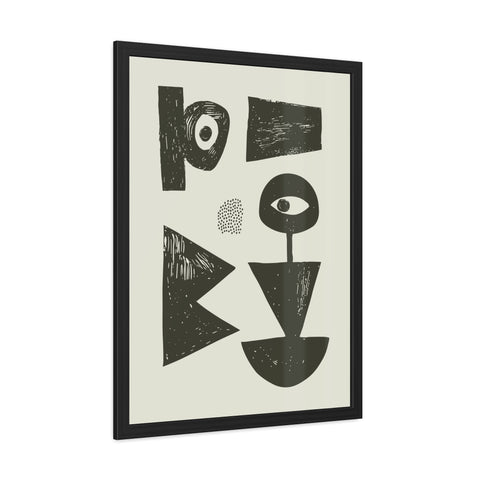Jonathan 1 - Abstract Geometric Framed Poster Artwork - Modern Home Decor
