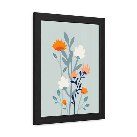 Floral Growth 1 - Framed Poster - Aesthetic Wall Art for Home Decor