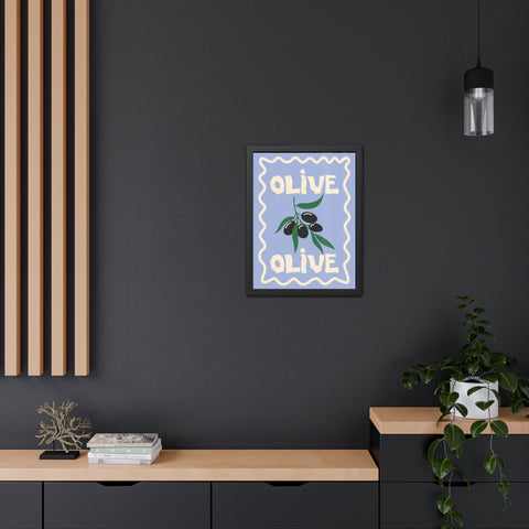 Olive - Framed Poster for Home Decor – Ideal for Kitchen and Dining Spaces