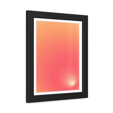 Sunrise 2 - Gradient Framed Poster - Modern Wall Art for Home Decor