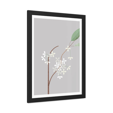 Botanical Gradual 3 - Floral Framed Poster - Elegant Wall Art for Home Decor
