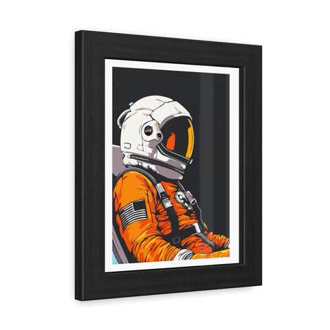 Astrum 1 - Astronaut Framed Poster - Space Art for Adventure Lovers