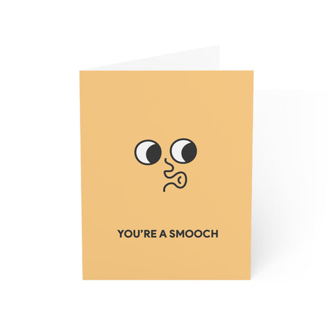 Cute 'You're a Smooch' Greeting Card — Love / Valentine Greeting Card - Illustrated, Funny, Snarky, Modern