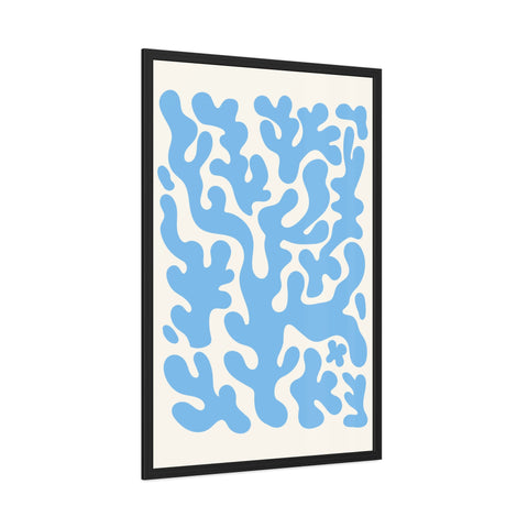 Natural Formation 1 - Ocean-Inspired Framed Poster - Abstract Coral Design for Home Decor