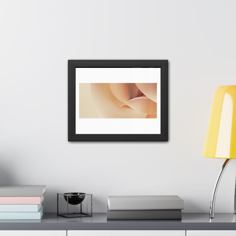 Creese - Elegant Framed Poster - Minimalist Wave Art for Home Decor