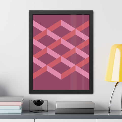 Geometric Framed Poster - Modern Wall Art for Contemporary Decor