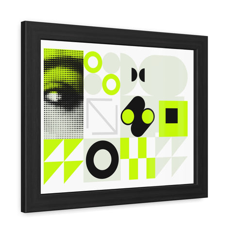 Modern Geometric Framed Poster Art – Eye-Catching Home Decor