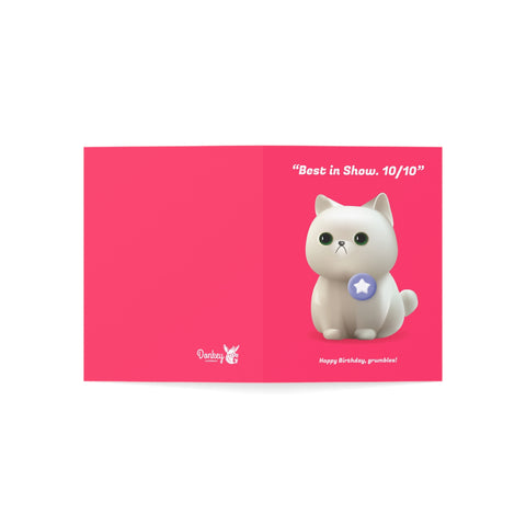 Happy Birthday Grumbles (Best in show) - Greeting Card