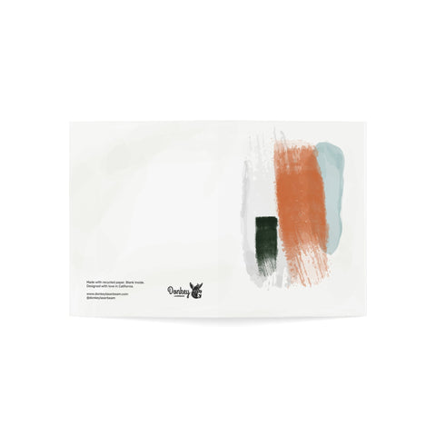 Brushstroke Greeting Cards — Abstract Greeting Card - Illustrated, Beautiful, any occasion