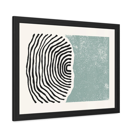 Ink Stamp 5 - Abstract Framed Art Print - Modern Vibes for Home Décor