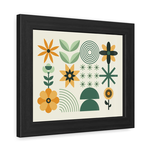 Farmhouse 2 - Botanical Framed Poster - Modern Floral Art for Home Decor