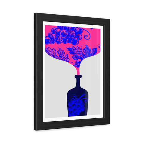 Wine Country 11 - Vibrant Wine-Themed Framed Poster for Home Decor