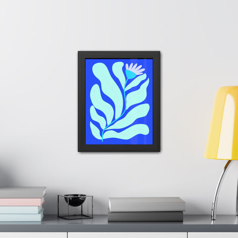 Italian Kitch 3 - Vibrant Floral Framed Poster - Modern Botanical Wall Art for Home Decor