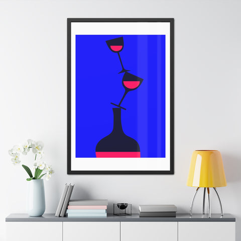 Wine Country 10 - Chic Wine-Themed Framed Poster | Modern Art for Wine Lovers