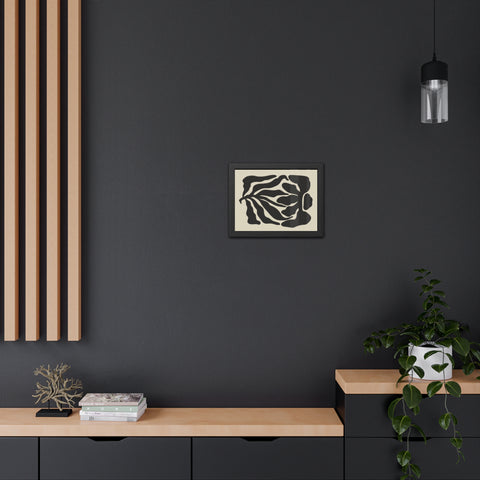 Melancholy 3 - Modern Abstract Framed Poster - Minimalist Wall Art for Home Decor
