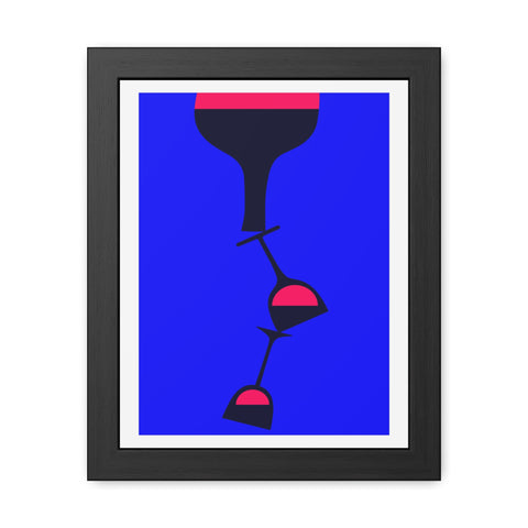Wine Country 10 - Chic Wine-Themed Framed Poster | Modern Art for Wine Lovers