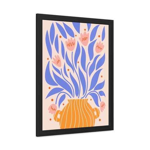 Marinda 1 - Vibrant Floral Framed Poster - Modern Home Decor