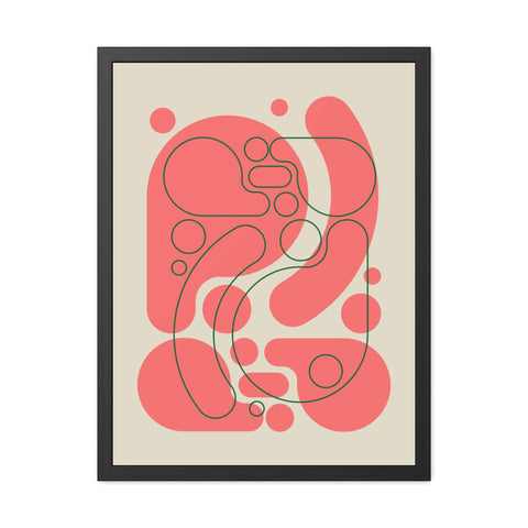 Kinta 4 - Abstract Line Art Framed Posters - Modern Home Decor