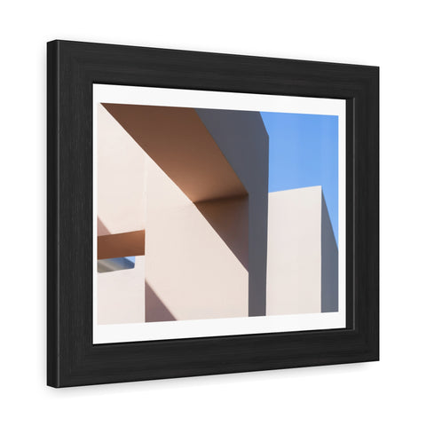 Light and Shadow - Modern Framed Poster – Abstract Architectural Design for Home Decor