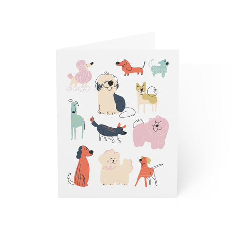 Dogs 4 - Greeting Card