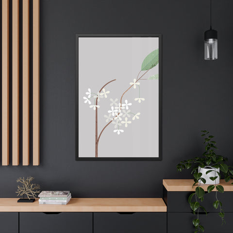 Botanical Gradual 3 - Floral Framed Poster - Elegant Wall Art for Home Decor