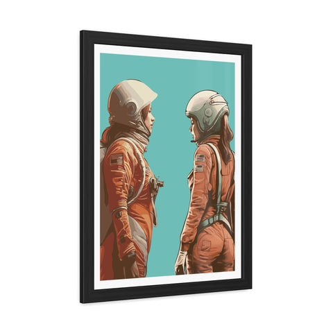 Astrum 4 - Astro Team Framed Poster - Inspirational Space Art for Home Decor
