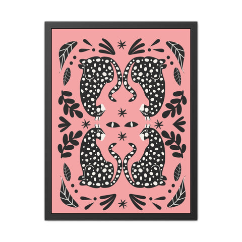 Mirror 2 - Stylish Framed Animal Print Poster - Modern Home Decor