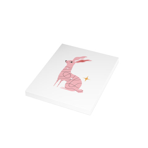 Whimsical Bunny/Fox thing Greeting Card — Greeting Card - Illustrated, Beautiful, any occasion