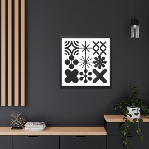 Stark 1 - Modern Abstract Framed Posters for Home Decor - Minimalist Wall Art