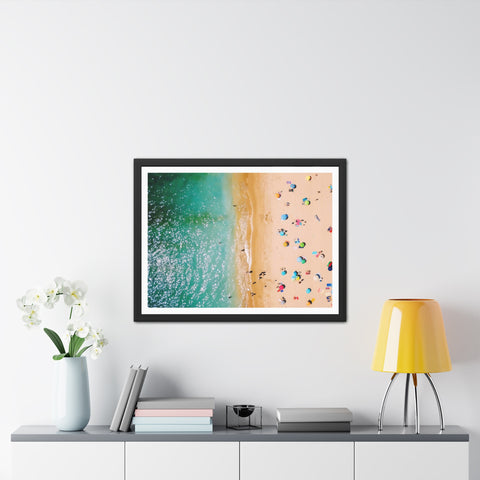 The Happening - Beach Day Framed Poster - Coastal Decor for Summer Vibes