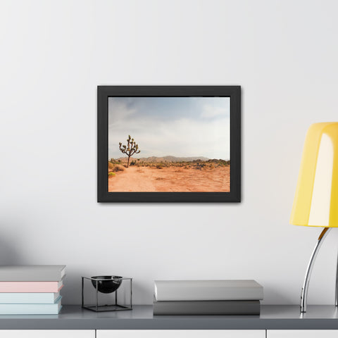 Coachella Valley - Desert Landscape Framed Poster - Serene Wall Art for Home & Office