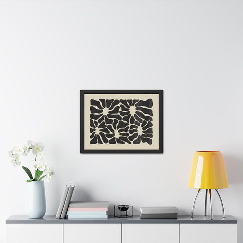 Melancholy 2 - Abstract Framed Poster - Modern Art Wall Decor for Minimalist Spaces