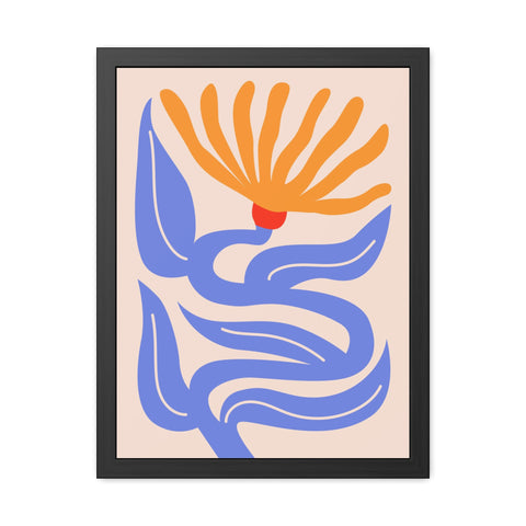 Marinda 4 - Vibrant Floral Framed Poster | Modern Art Decor for Home & Office