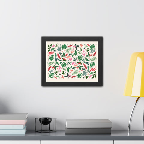 Almost that time of the year - Vibrant Floral Framed Poster | Botanical Wall Art for Home Decor
