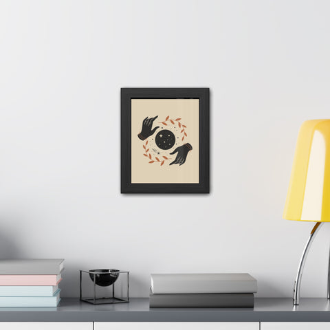 Witchcraft - Celestial Hands Framed Poster – Bohemian Wall Art for Home Decor