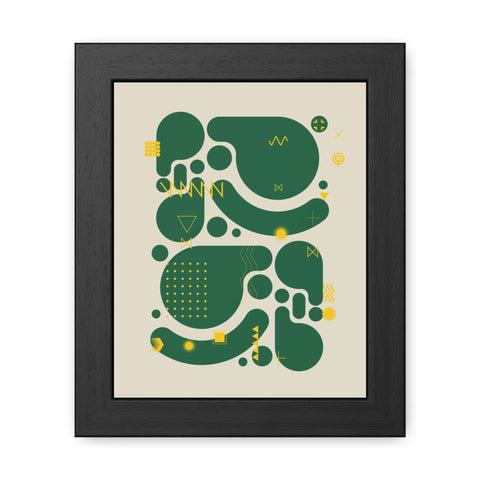 Kinta 5 - Modern Abstract Framed Poster for Stylish Home Decor