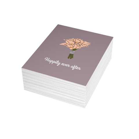 Happily Ever After Bouquet Greeting Card