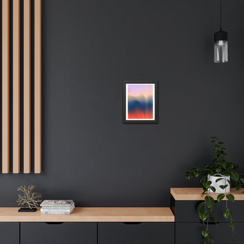 Spiritual 4 - Serene Abstract Framed Poster - Modern Wall Art for Calm Spaces