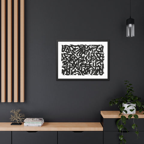 Smith 1 - Modern Abstract Framed Posters - Urban Art Decor for Home & Office