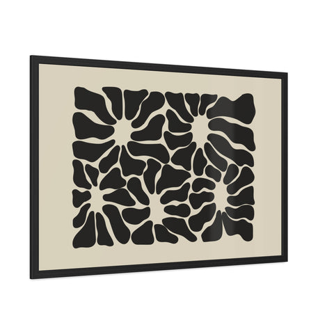 Melancholy 2 - Abstract Framed Poster - Modern Art Wall Decor for Minimalist Spaces