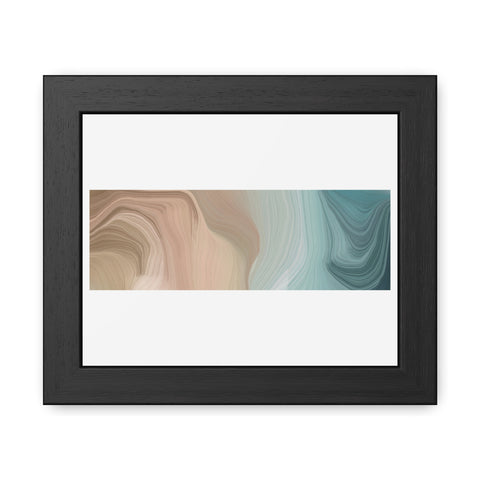 Rock Formation 1 - Abstract Wave Framed Poster | Modern Home Decor | Serenity & Style