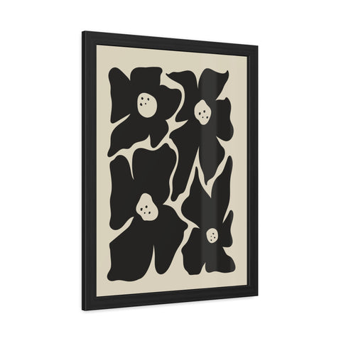 Boho Floral 1 - Framed Poster - Modern Wall Art for Home Decor