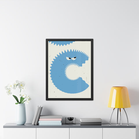 Lettermon C - Whimsical Framed Posters – Unique Wall Art for Fun Spaces