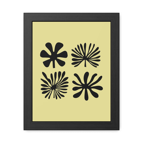Lotus - Botanical Framed Poster - Modern Wall Art
