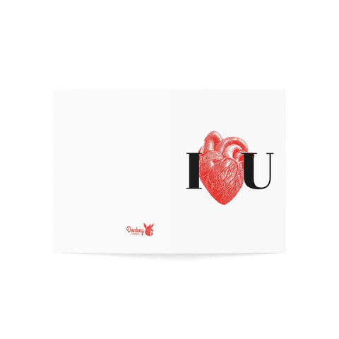 I Human Heart You - Greeting Card